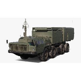 3D Flap Lid B Tracking and Missile Guidance Radar model